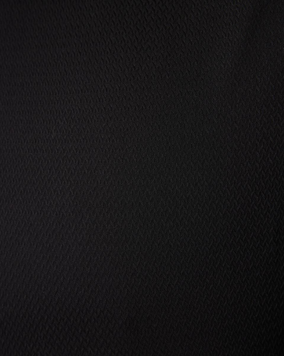 Slim Fit Long Sleeve Textured Dress Shirt, Black, hi-res